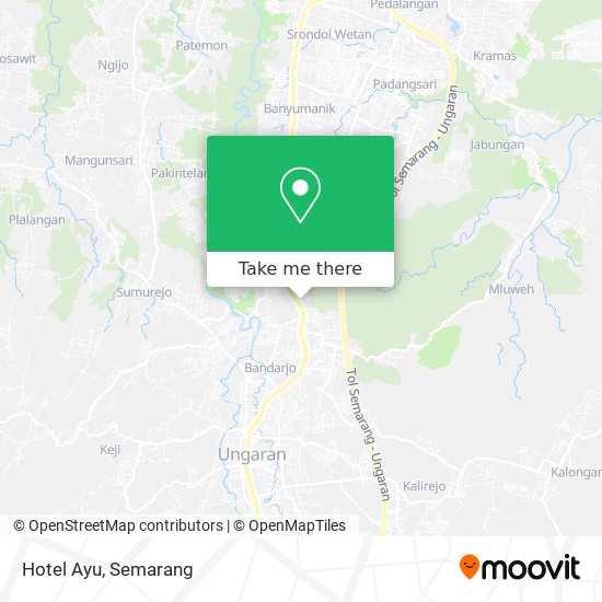 Hotel Ayu map