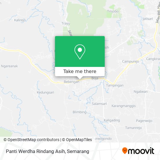 Panti Werdha Rindang Asih map