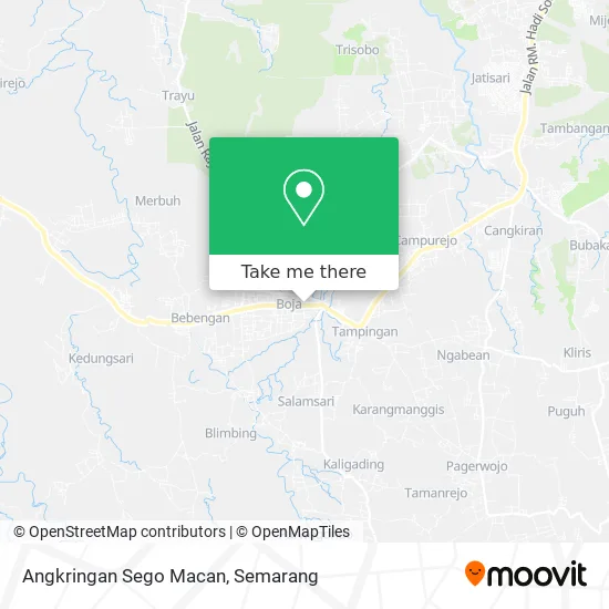 Angkringan Sego Macan map