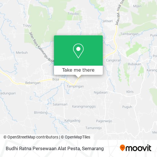 Budhi Ratna Persewaan Alat Pesta map