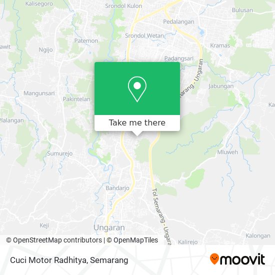 Cuci Motor Radhitya map