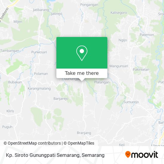 Kp. Siroto Gunungpati Semarang map