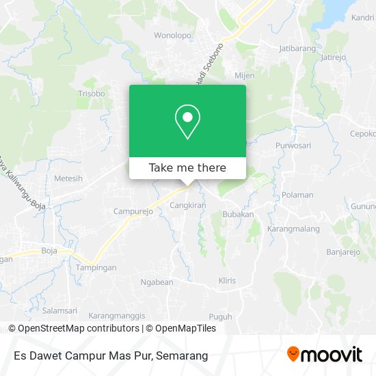 Es Dawet Campur Mas Pur map