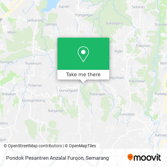 Pondok Pesantren Anzalal Furqon map
