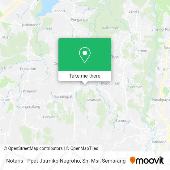 Notaris - Ppat Jatmiko Nugroho, Sh. Msi map