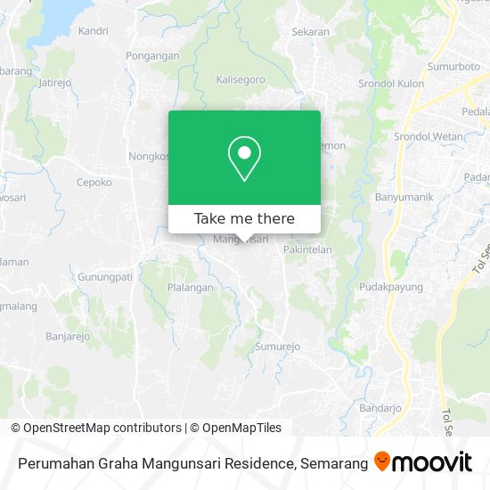 Perumahan Graha Mangunsari Residence map
