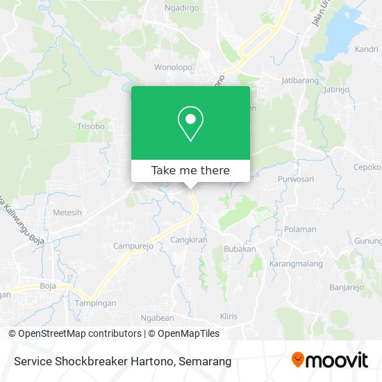 Service Shockbreaker Hartono map