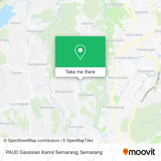 PAUD Gaussian Kamil Semarang map