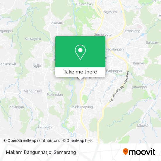 Makam Bangunharjo map