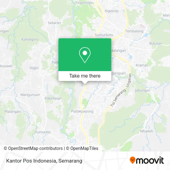 Kantor Pos Indonesia map