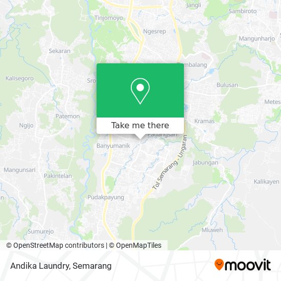 Andika Laundry map