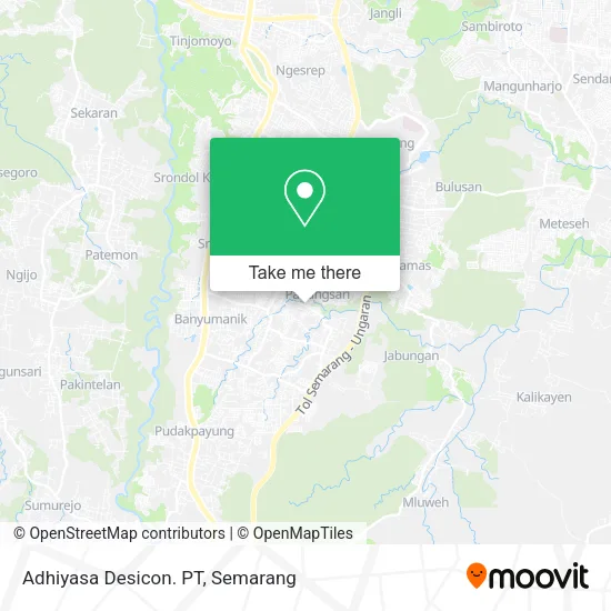 Adhiyasa Desicon. PT map