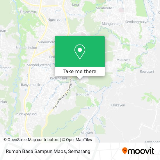 Rumah Baca Sampun Maos map