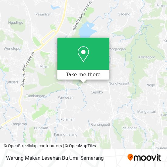 Warung Makan Lesehan Bu Umi map