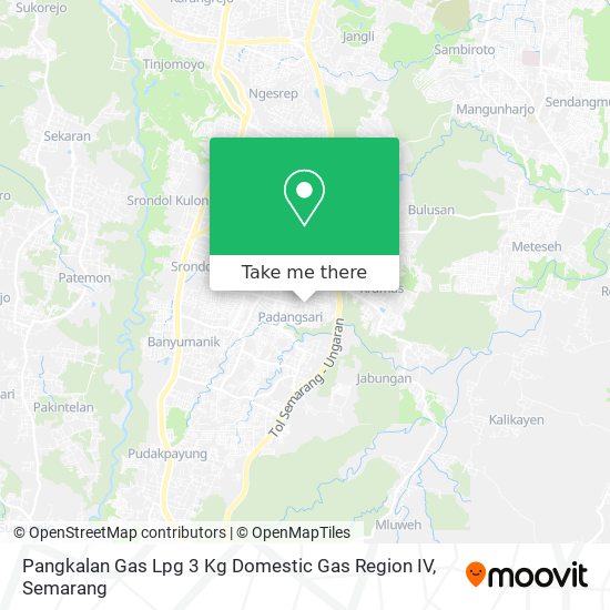 Pangkalan Gas Lpg 3 Kg Domestic Gas Region IV map