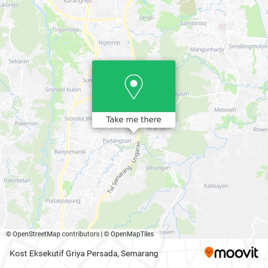 Kost Eksekutif Griya Persada map