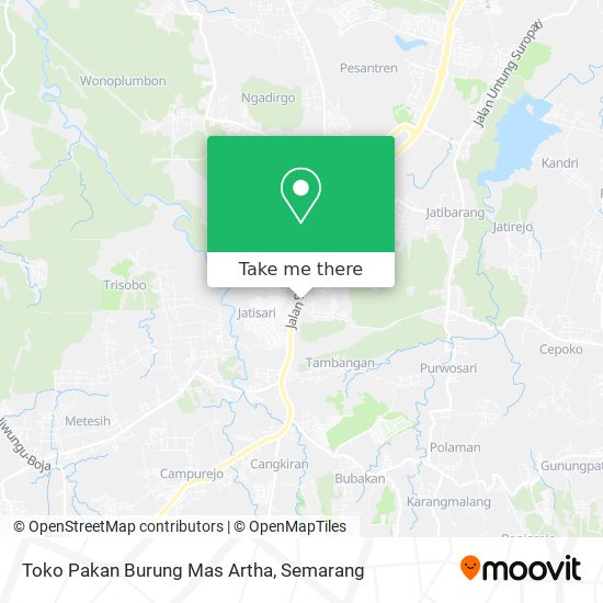 Toko Pakan Burung Mas Artha map