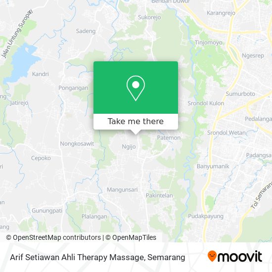 Arif Setiawan Ahli Therapy Massage map