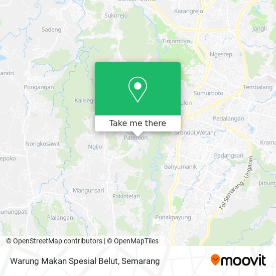 Warung Makan Spesial Belut map