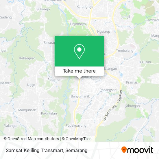 Samsat Keliling Transmart map