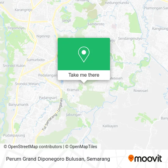 Perum Grand Diponegoro Bulusan map