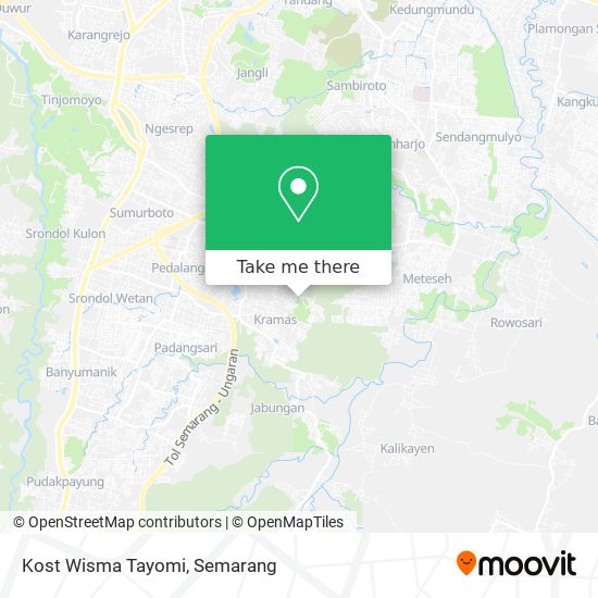 Kost Wisma Tayomi map