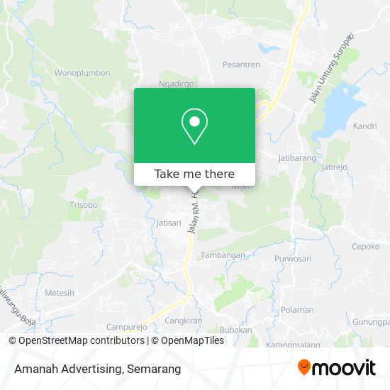 Amanah Advertising map