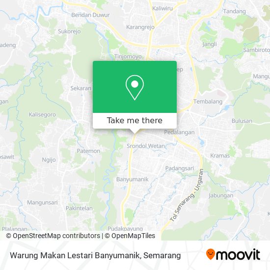 Warung Makan Lestari Banyumanik map