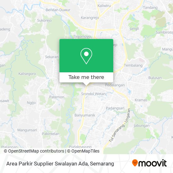 Area Parkir Supplier Swalayan Ada map