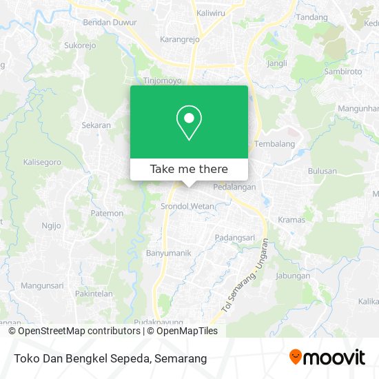 Toko Dan Bengkel Sepeda map