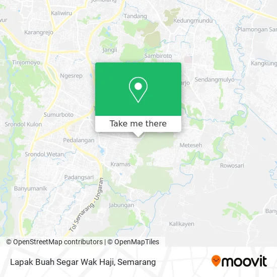 Lapak Buah Segar Wak Haji map