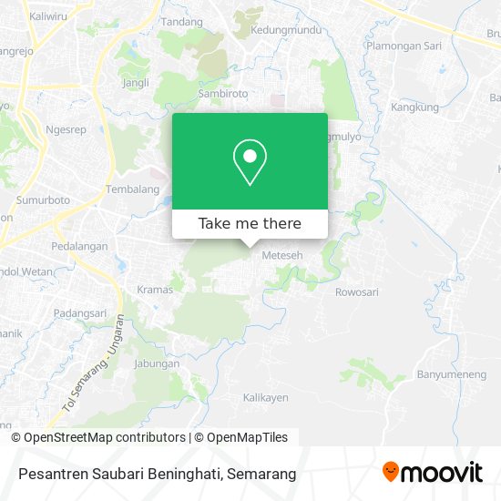 Pesantren Saubari Beninghati map
