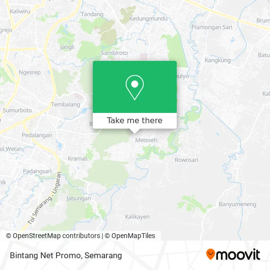 Bintang Net Promo map