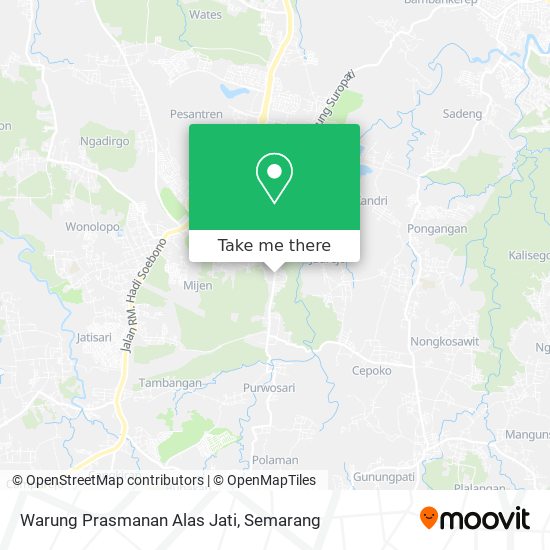 Warung Prasmanan Alas Jati map