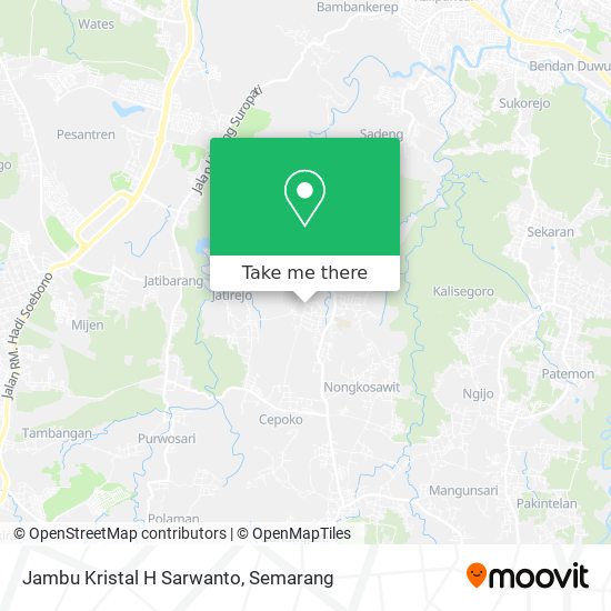 Jambu Kristal H Sarwanto map