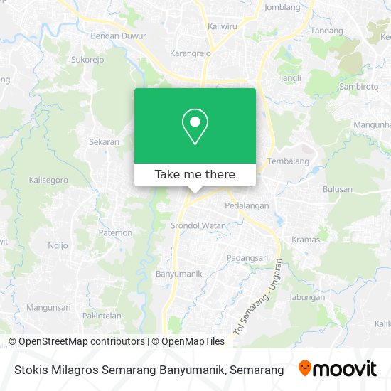 Stokis Milagros Semarang Banyumanik map