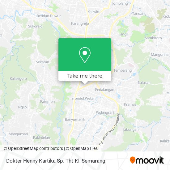 Dokter Henny Kartika Sp. Tht-Kl map