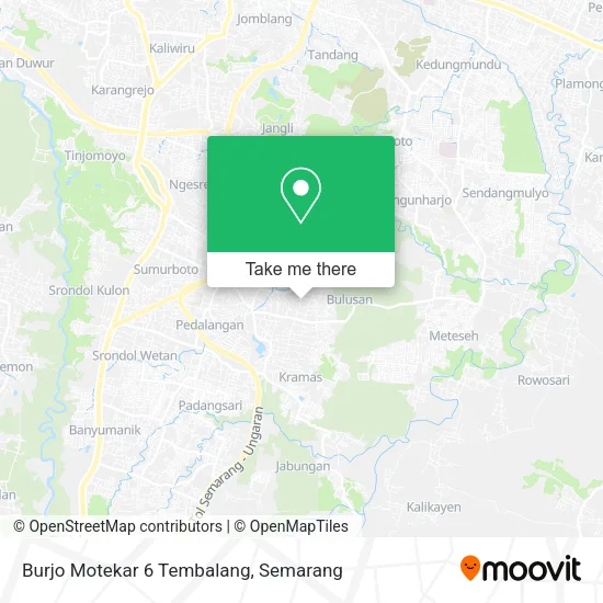 Burjo Motekar 6 Tembalang map