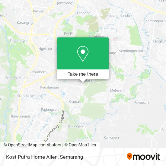 Kost Putra Home Allen map