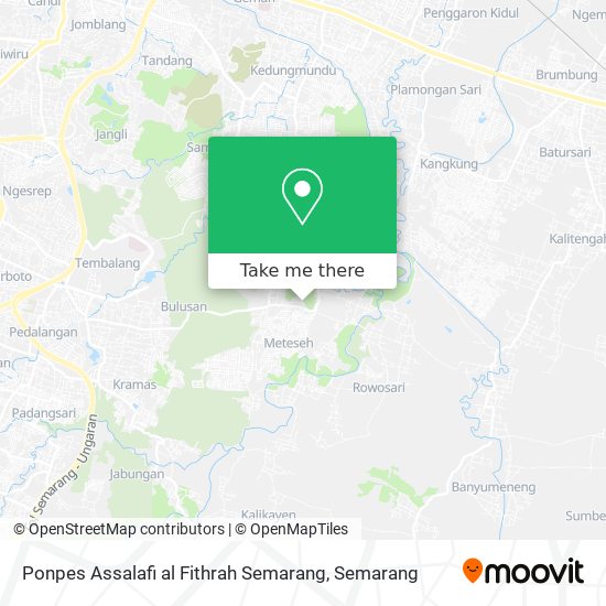 Ponpes Assalafi al Fithrah Semarang map