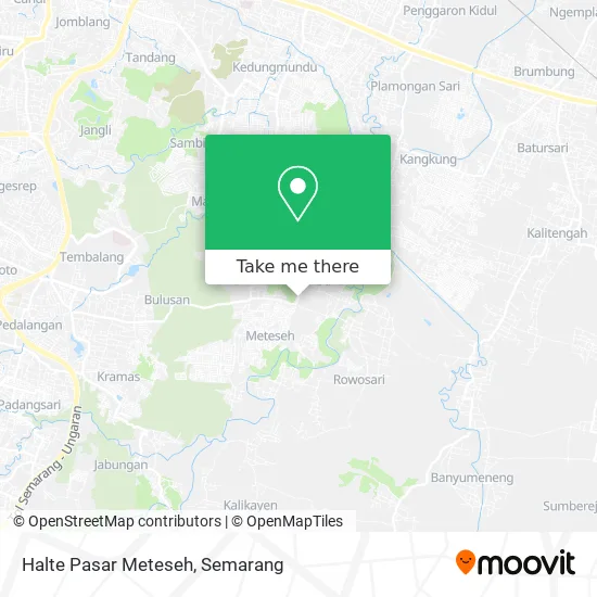 Halte Pasar Meteseh map
