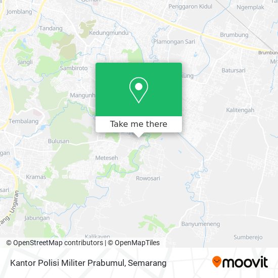 Kantor Polisi Militer Prabumul map