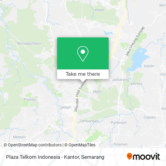 Plaza Telkom Indonesia - Kantor map