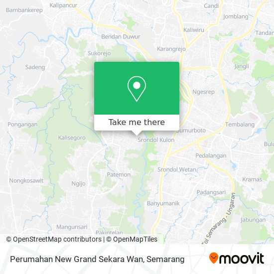 Perumahan New Grand Sekara Wan map