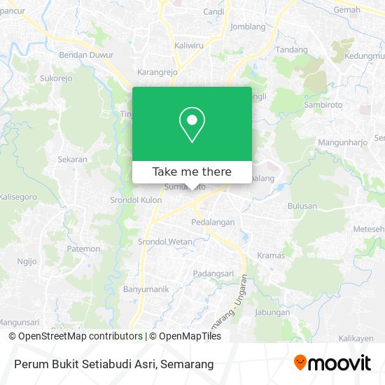 Perum Bukit Setiabudi Asri map