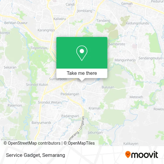 Service Gadget map
