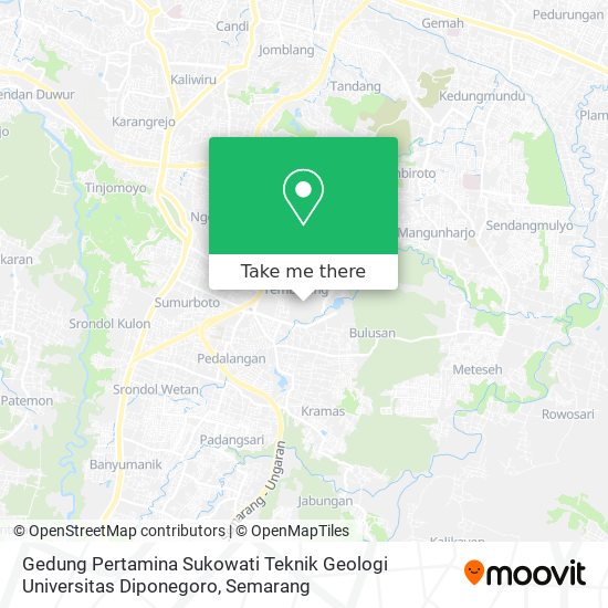 Gedung Pertamina Sukowati Teknik Geologi Universitas Diponegoro map