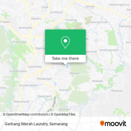 Gerbang Merah Laundry map