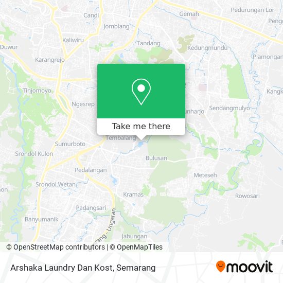 Arshaka Laundry Dan Kost map