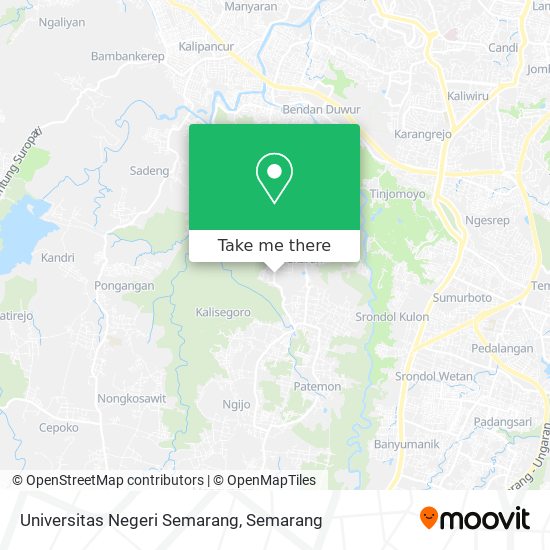 Universitas Negeri Semarang map